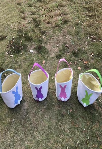 

easter rabbits basket easter bunny bags handbag rabbit printed canvas tote bag egg candies baskets sea ooa39605308437, Black