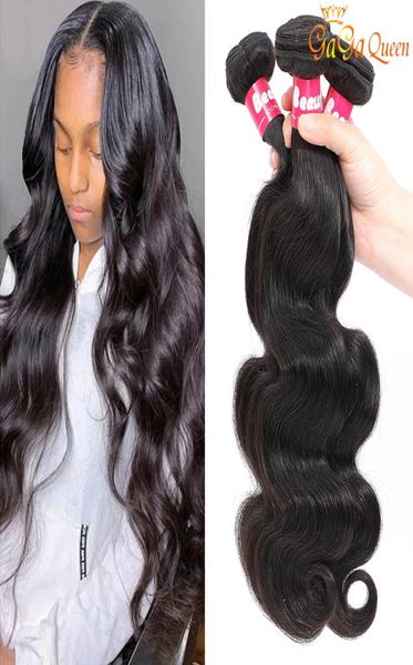 

brazilian virgin hair body wave human hair extensions brazilian body wave 4pcs lot double weft hair weaves7886207, Black