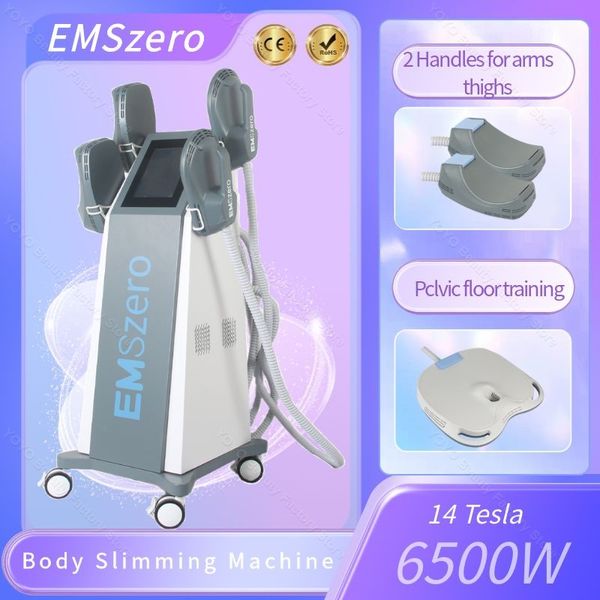 

2023 new dls-emslim neo 14 tesla 6500w emszero sculpting body slimming muscle building fat burning beauty machine