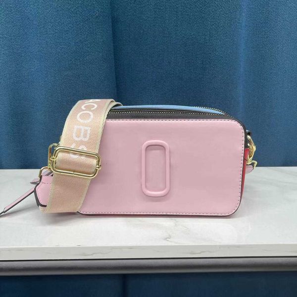

designer bag ma bag camerabags bag women's bag new contrast small square bag one shoulder crossbody camera bag with logo ljwr