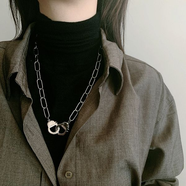 

pendant necklaces fashion men women's jewelry chain gift quality, Silver