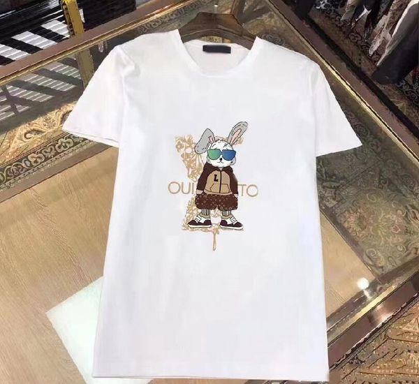 

mens t shirt casual summer man womens trend tees letters letter print classic short sleeves tshirt luxury men hip hop quality clothes plus s, White;black