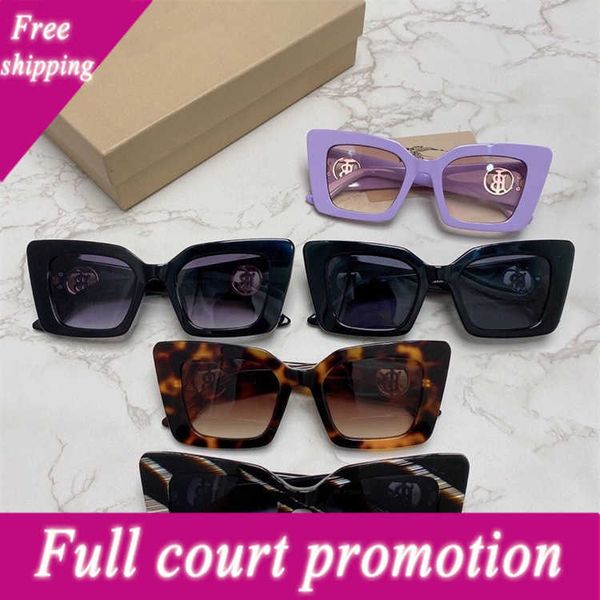 

luxury brand sunglasses b family square plate fashion net red same style personalized bt letter sunglass leg be4344 fashion oversized glasse, White;black