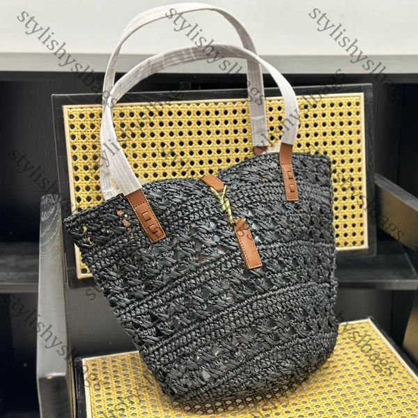 

womens summer fashion raffia beach totes bags fashion designer summer handbags shopping tote straw letters shoulder bag gold buckle shopping
