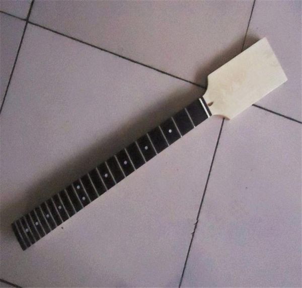 

22 frets maple electric guitar neck rosewoon fingerboard inlay dots guitar parts whole musical instruments accessories4613860