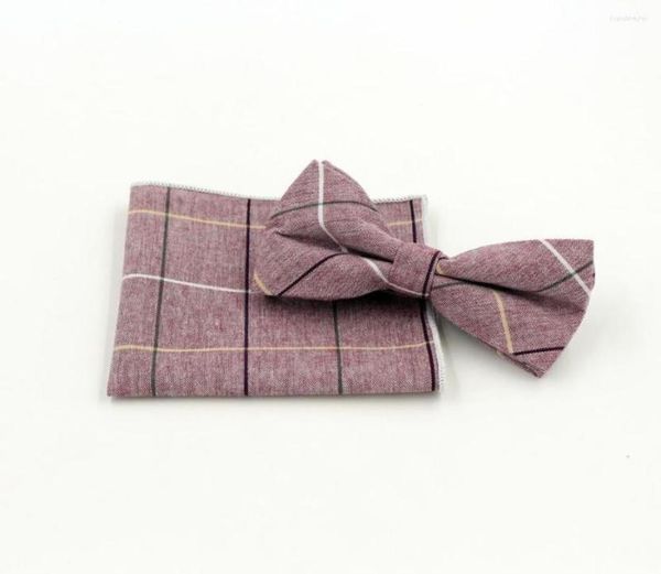 

bow ties fashion men039s cotton tie hanky set wowen jacquard bowtie for men pocket square wedding grooms butterfly s202667275, Black;gray