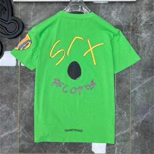 

2023mens classic t shirt heart fashion ch brand letter sanskrit cross pattern sweater t-shirts designers chromes pullover cotton tshirts 7f, White;black