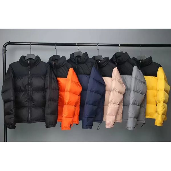 

men's tnf puffer jacket outerwear warmer coat luxury co-branded design fashion parker winter jacket women's outdoor casual warm an, Black
