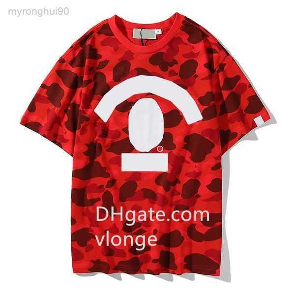 

bape shirt summer camouflage cotton shirt hip hop fashion men tees asian size m-3xl multiple choices cool trend nmon, White;black