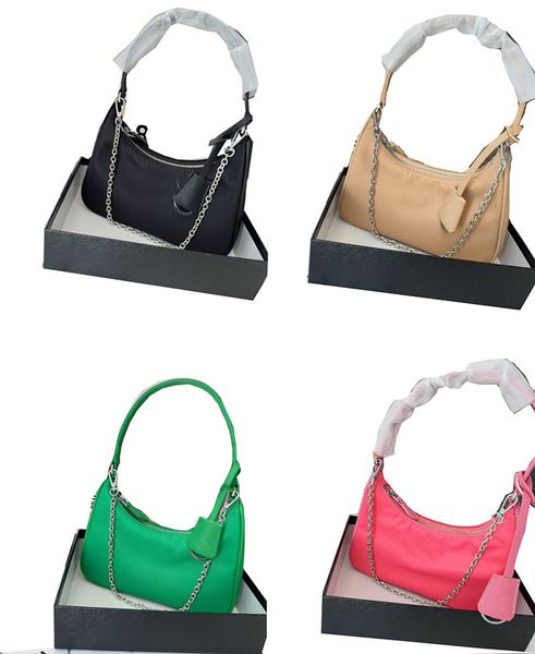 

nylon bag designer woman shoulder bag chain crossbody bags for women classic cloe handbag lady small pink bag luxurys designers underarm pur