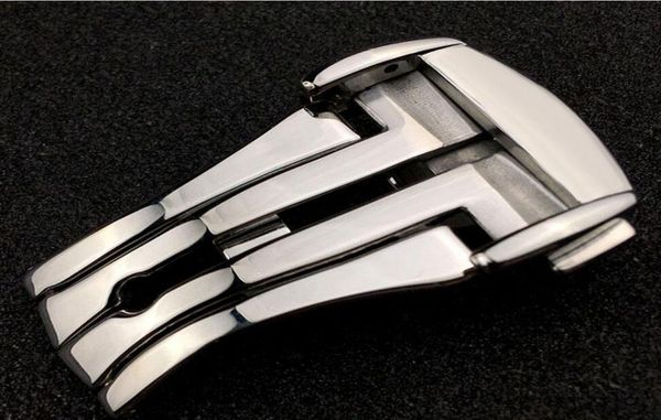 

for oome watch dhl shiping watch for hue stainless steel butterfly buckle metal watch buckle deployment clasp men watchbands 9527116