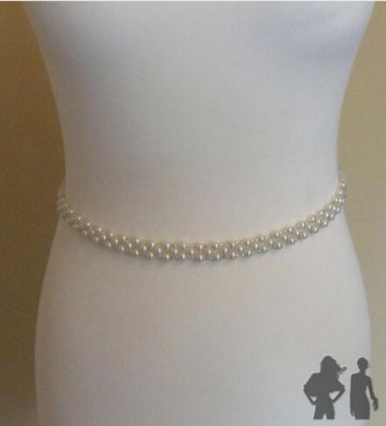 

wedding sashes beaded ribbon belt new vintage white bridal dress rhinestone sash pearl belt4320654