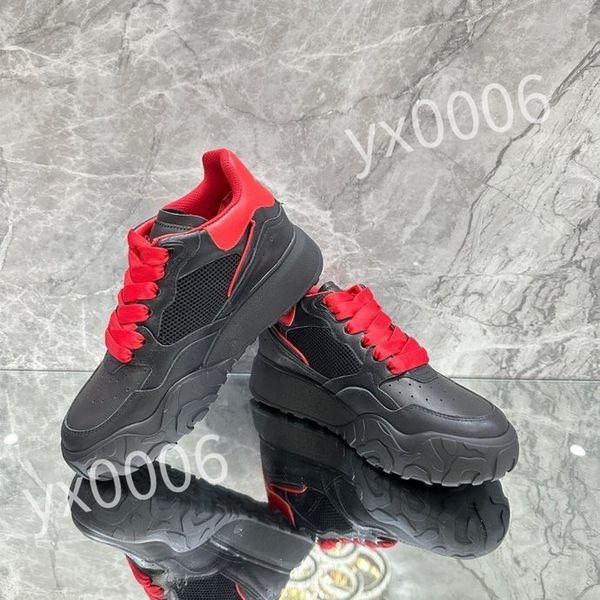 

2023 luxurys fashion shoes office sneakers mens flats designer man running outdoor sports design sneaker platform zapatos mujer xsd230405, Black