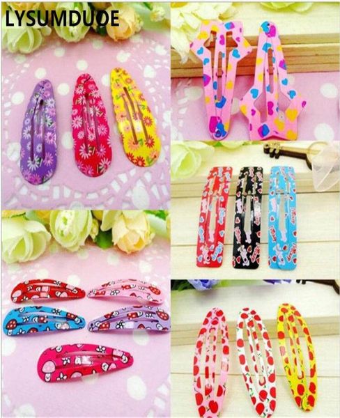 

100pcs bb hair clip fashion hair accessories kids hairpins bow princess flower accessory barrette cute hairgrips girl7274674, Black;brown