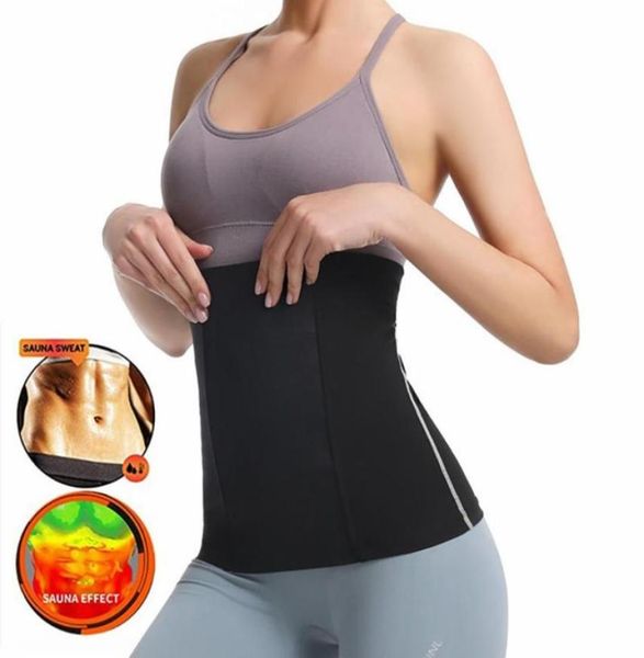

waist support trimmer for women weight loss trainer cincher sauna beltwaist5416928, Black;gray