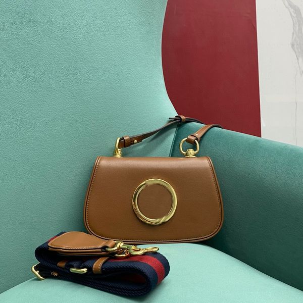

698643 women's crossbody bag high-end quality shoulder bag with 2 straps is very practical capacity is very nice retro trend fashion