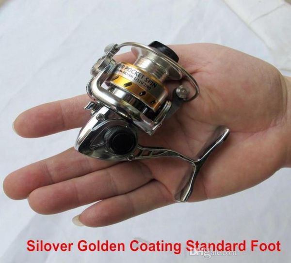 

world smallest full metal mini ice lure fishing reels winter spinning reel1647644