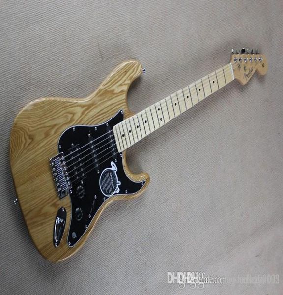 

new arrive stratocaster nature wood electric guitar in stock7782606