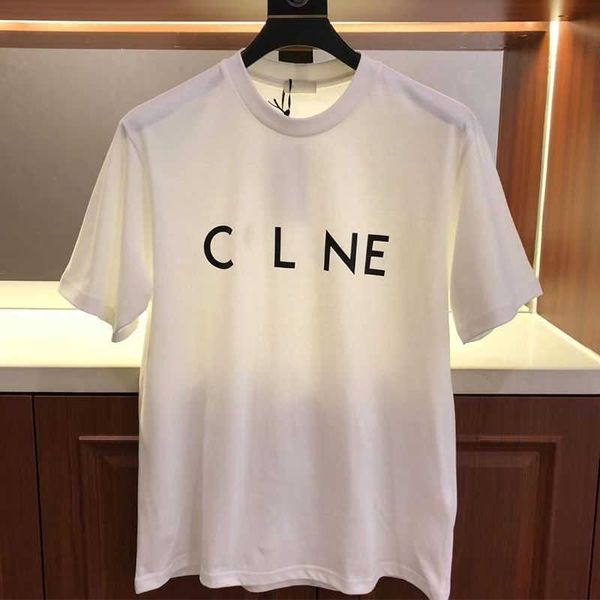 

womens mens t-shirt designer letters print t shirt 100% cotton tshirt crew neck short sleeve tees summer casual fashion clothing apparel, White