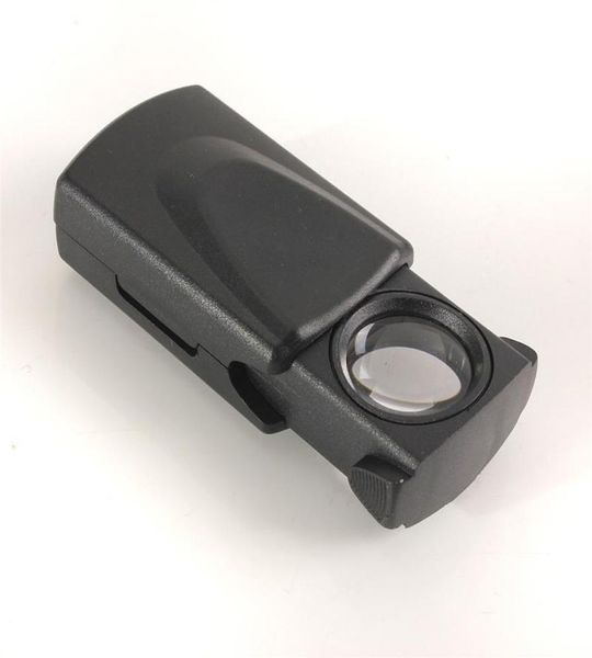 

30x pull type eye glass magnifier jewellers loupe jewellery magnifing led light8631267