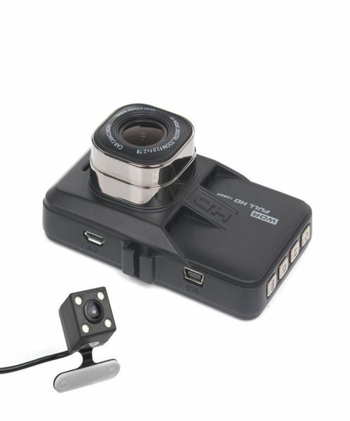 

full hd 1080p car dvr dash camera170 degree angle video recorder dual camera t636 gsensor vision sensor4958097