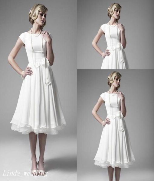 

summer beach short wedding dresses beautiful white a line chiffon cap sleeves women bridal party gowns9844059