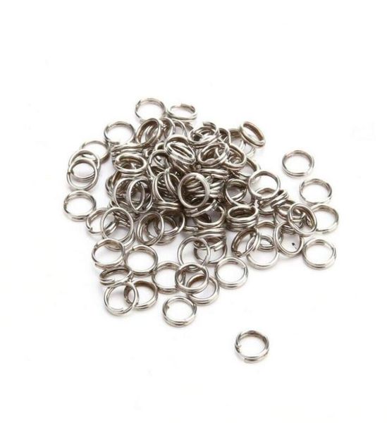 

1000pcs stainless steel fishing split rings heavy duty lure solid ring loop lures 7mm 150lbs8139502