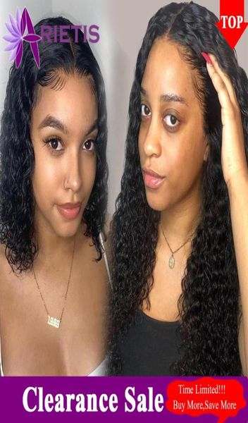 

curly bob wig 13x4 lace front human hair wigs brazilian curly human hair wig glueless prelucked remy for black women4289508, Black;brown