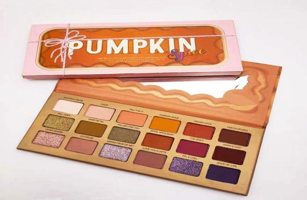 

makeup christmas gift pumpkin 18color eyeshadow palette classic colors spice eye shadow 454246