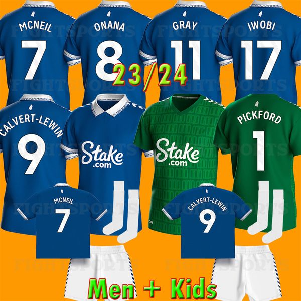

23 24 rotterdam ferguson everton soccer jerseys efc ecw ratcliffe bracewell reid gary lineker kanchelskis rideout vintage retro football shi, Black;yellow