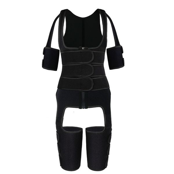 

waist tummy shaper yagimi full body suit neoprene trainer arm and leg 3 in 1 control thigh trimmer shapewear 230629