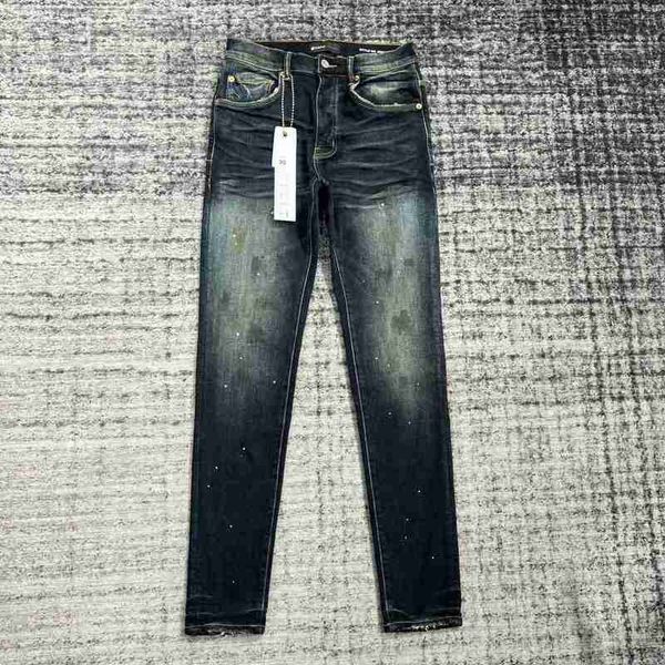 

men's jeans designer pu10men's european jean hombre letter star men embroidery patchwork ripped for trend brand motorcycle pant me, Blue