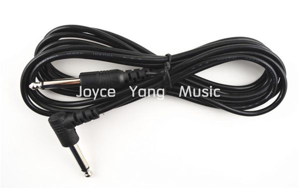 

10ft black guitar cable right angle 14quot connetors instrument cable 4038679