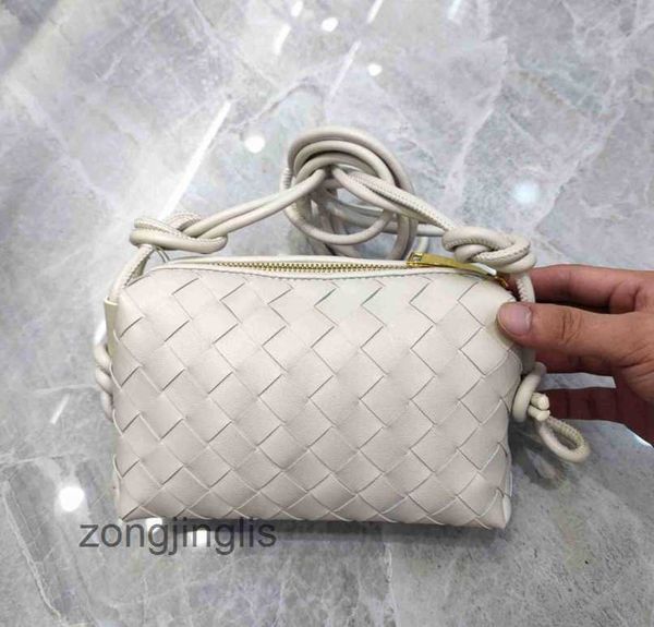 

square dumpling bag 2023 venetas bottegas woven bags cloud soft leather loop korean women's designer fashion single shoulder cross agqa