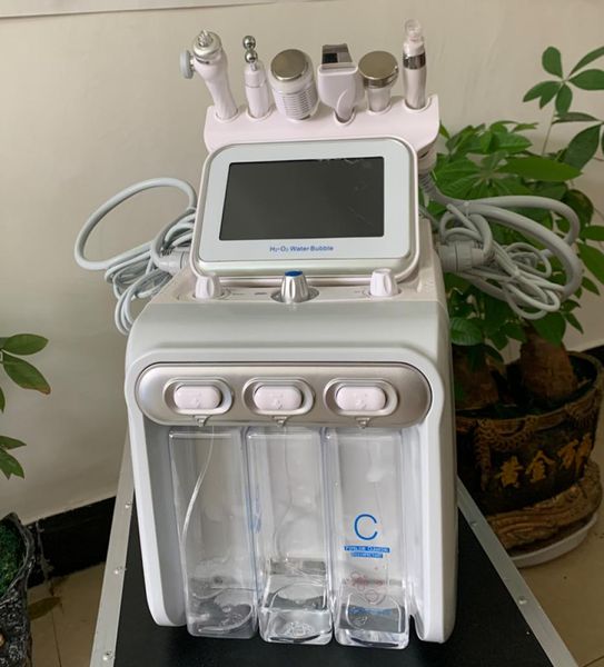 

h2o2 6 in 1 hydrafacial hydrogen oxygen hydrofacial dermabrasion machine skin peel facial skin scrubber facial beauty deep cleanse9609241