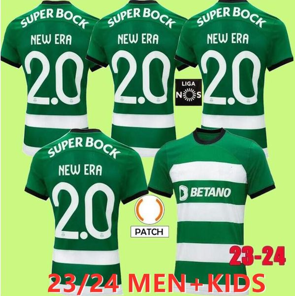 

sporting cp 22 23 24 lisboa soccer jerseys lisbon special jovane sarabia vietto 22 2023 2024 sporting clube de football shirt men kids kit m, Black;yellow