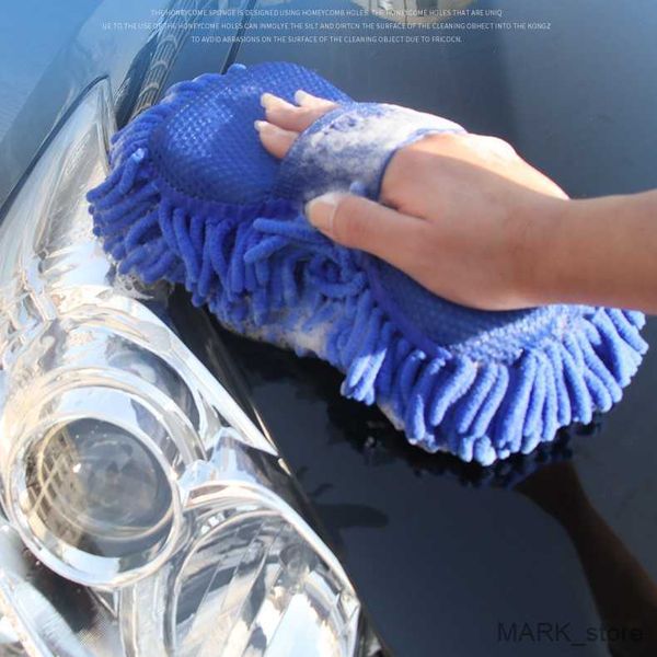 

glove microfiber car washer sponge cleaning car care detailing brushes washing towel auto gloves styling autos r230629