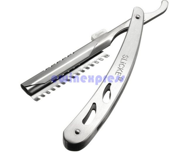 

professional folding barber razors hairdressing stainless steel straight cut throat shaving removal shaving knife razor6243722