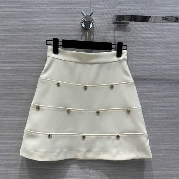 

summer casual sophisticated skirt cotton white skirts patchwork a-line fit beaded trim layered look comfortable and lightweight designer wom, Black