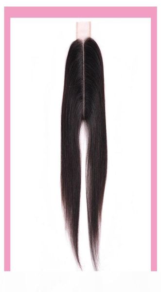 

brazilian virgin hair lace closure 2x6 straight human hair 26 closure middle part 820inch natural color straight closure9987998, Black;brown