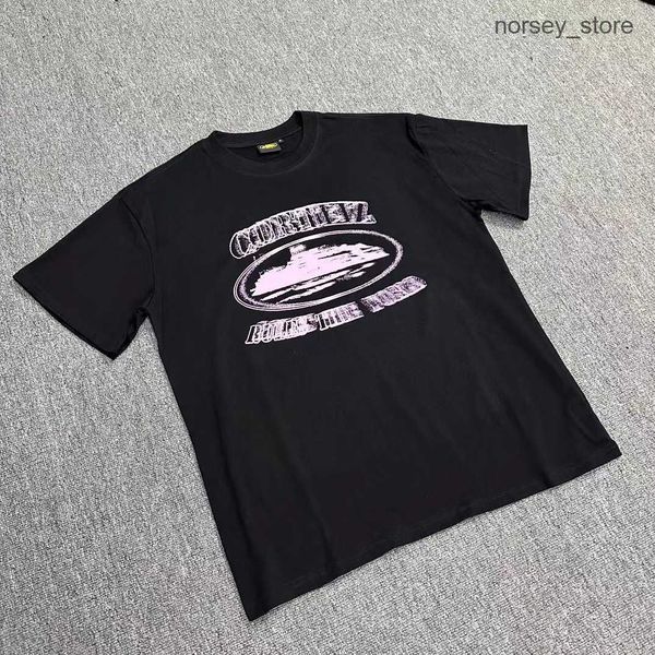 

2023 cortez fuzzy sketch overlap print devil island trendy street t-shirt beautiful hip hop skateboarding style cargo 4 d6dt, White;black