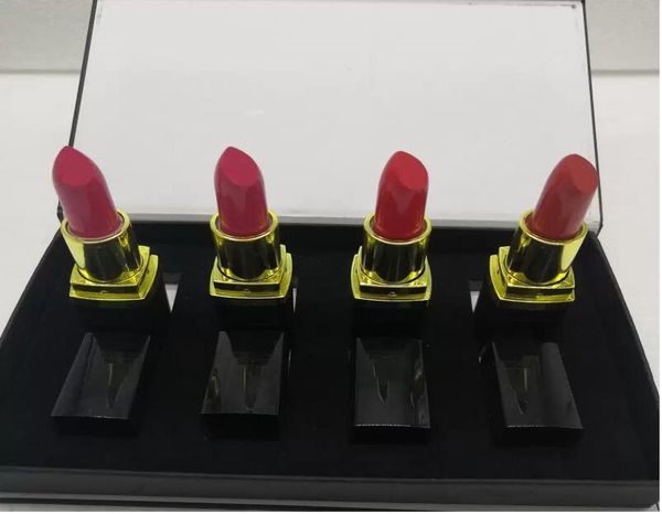 

beauty lips makeup matte lipstick 4color lip sticks make up cosmetic 4pcsset high qaulity3019120