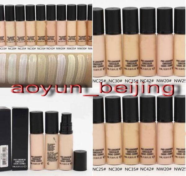 

new makeup pro longwear cachecernes concealer 9ml 10 color dhl 4306794