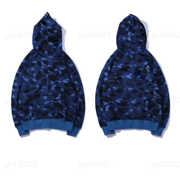 

autumn fashion loose sports jackets designers camouflage loose hooded cardigan sweater fashions casual designer jacket men, Black