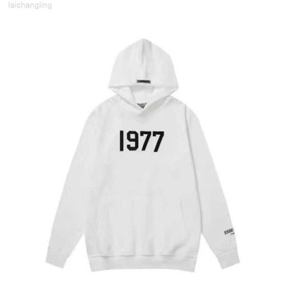 

2023 and men's women's casual fashion trend sportswear essentialhoodie large hooded s4kv, Black