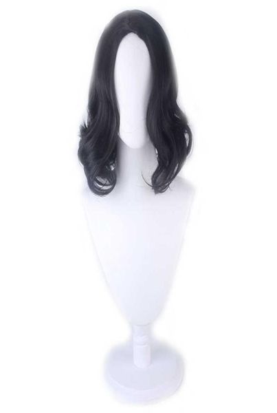 

severus snape black short curly style cosplay wig professor snape wig halloween party role play costumes wigs wig cap8646224