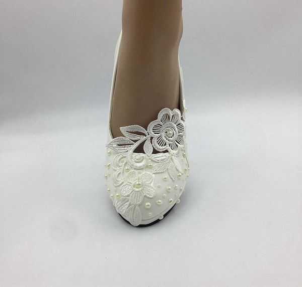 

handmade white lace wedding shoes princess shoes pumps high heels pumps white pumps bride wedding heels4301156, Black