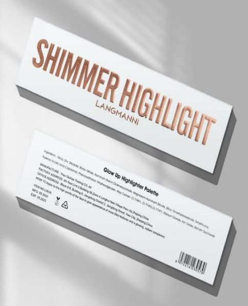 

langmanni 5 colors highlighter makeup face contour powder bronzer make up blusher professional blush palette cosmetics9499178