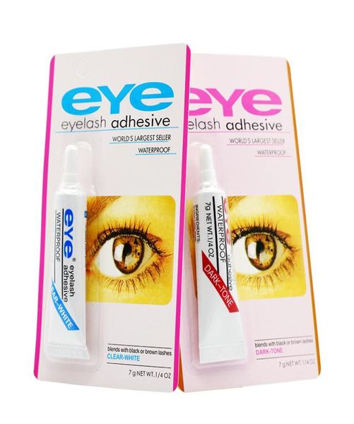 

drop ship with packing practical eyelash glue clearwhitedarkblack waterproof false eyelashes adhesive makeup eye lash glue make9241699