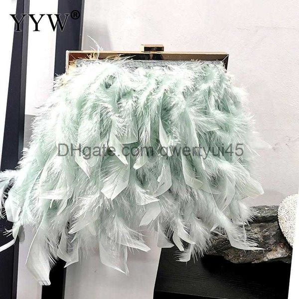

totes yyw moon feather handbag women's evening clutch bag white pearl chain shoulder bag luxury women bags wedding party purse 2022